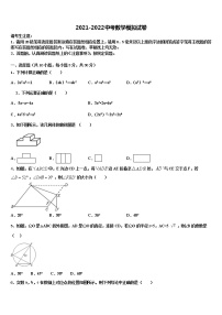 辽宁省鞍山市铁西区市级名校2021-2022学年中考数学五模试卷含解析