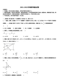 辽宁省沈阳市皇姑区重点达标名校2022年十校联考最后数学试题含解析