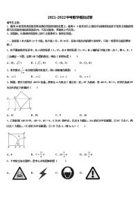 辽宁省沈阳市第一六六中学2021-2022学年中考冲刺卷数学试题含解析