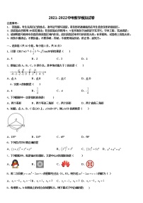 内蒙古通辽市名校2021-2022学年中考数学五模试卷含解析