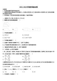 山东省部分县2021-2022学年中考数学模拟预测试卷含解析