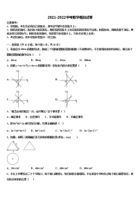 宁夏石嘴山市平罗四中学2021-2022学年中考四模数学试题含解析