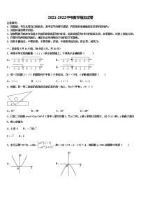 内蒙古包头市、巴彦淖尔市2021-2022学年中考数学模拟试题含解析