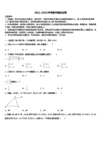 南昌市南大附中2022年中考数学全真模拟试题含解析