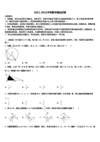 山东省乐陵市花园镇达标名校2021-2022学年初中数学毕业考试模拟冲刺卷含解析