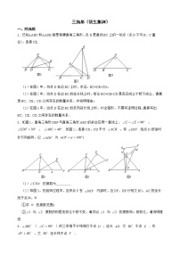 北师大数学七下复习阶梯训练：三角形（优生集训）含解析