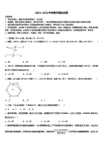 上海市闵行区24校2022年中考数学押题试卷含解析