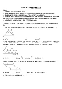 陕西省兴平市西郊高级中学2021-2022学年中考冲刺卷数学试题含解析