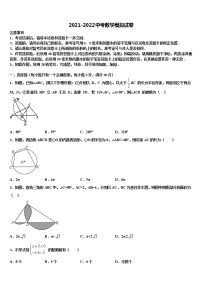 上海市浦东新区名校2022年中考数学模拟精编试卷含解析