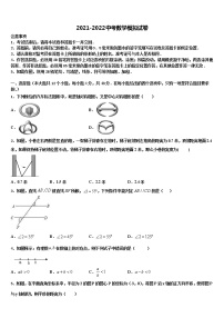 天津市北辰区北仓二中学2021-2022学年毕业升学考试模拟卷数学卷含解析