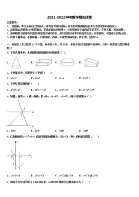 四川省三台县市级名校2021-2022学年中考数学模拟试题含解析