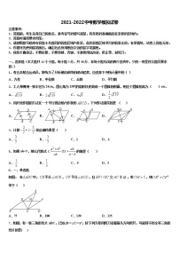 四川省乐山第七中学重点达标名校2022年中考数学最后冲刺模拟试卷含解析