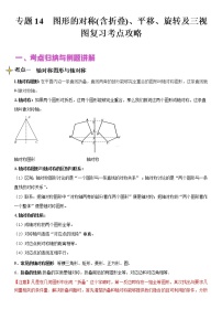 2022年（通用版）中考数学二轮复习：专题14 图形的对称、平移、旋转及三视图（原卷+解析版）