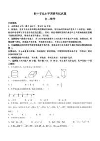 2022年广东省深圳市罗湖区九年级二模 数学 试题（含解析）