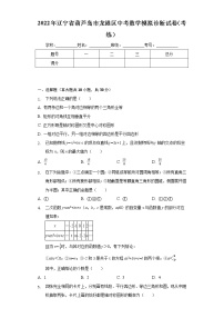 2022年辽宁省葫芦岛市龙港区中考数学模拟诊断试卷（考练）(word版含答案)