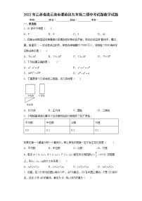 2022年江苏省连云港市灌南县九年级二模中考试题数学试题(word版含答案)