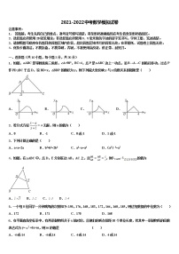 浙江省苍南县2021-2022学年中考数学押题卷含解析