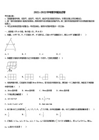 云南省腾冲市2021-2022学年中考一模数学试题含解析