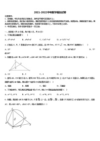 重庆市铜梁县达标名校2021-2022学年中考三模数学试题含解析