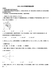 浙江省湖州市九校联合2021-2022学年中考数学押题卷含解析