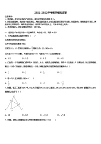 浙江省绍兴市柯桥区2022年中考数学最后一模试卷含解析