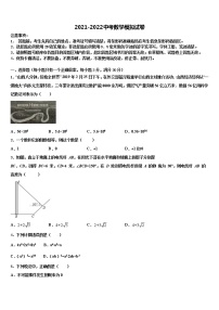 重庆涪陵区重点中学2021-2022学年中考考前最后一卷数学试卷含解析