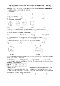 安徽省合肥市包河区第四十六中学2021-2022学年中考三模数学试卷(word版含答案)