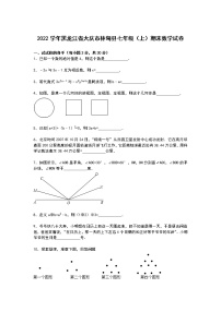 【解析版】大庆市林甸县2022学年七年级上期末数学试卷