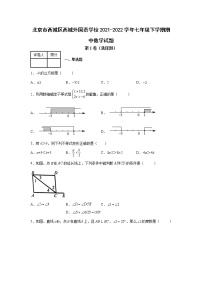 北京市西城区西城外国语学校2021-2022学年七年级下学期期中数学试题