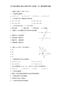 辽宁省本溪市2021-2022学年七年级（下）期中数学试卷（含解析）