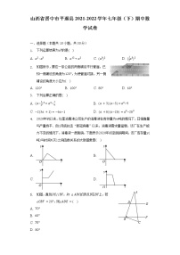 山西省晋中市平遥县2021-2022学年七年级（下）期中数学试卷（含解析）