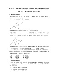 2020-2021学年江西省南昌市红谷滩区凤凰城上海外国语学校八年级（下）期末数学复习试卷（3）