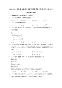 2021-2022学年湖北省武汉市新洲区阳逻街三校联考八年级（下）期中数学试卷