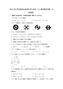 2021-2022学年黑龙江省绥化市九年级（上）期末数学试卷（五四学制）