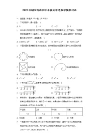 2022年湖南省株洲市茶陵县中考数学模拟试卷（含解析）