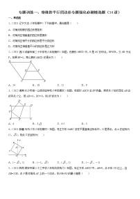 专题训练一 特殊的平行四边形专题强化必刷精选题（34道）八年级数学下册《考点•题型•技巧》精讲与精练高分突破（人教版）