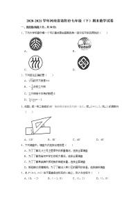 2020-2021学年河南省洛阳市七年级（下）期末数学试卷及答案