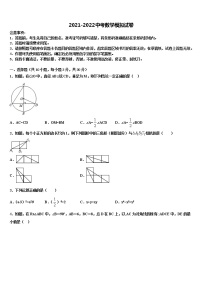 2021-2022学年广东省揭阳普宁市中考联考数学试题含解析