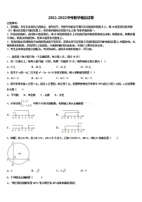 2021-2022学年广东省揭阳市空港经济区砲台镇达标名校中考猜题数学试卷含解析