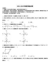 2021-2022学年广东韶关曲江中考数学对点突破模拟试卷含解析