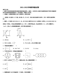 2021-2022学年广东省揭阳市普宁市中考冲刺卷数学试题含解析