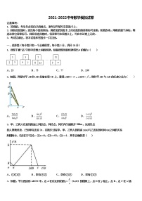 2021-2022学年甘肃省民勤县第六中学中考数学最后一模试卷含解析