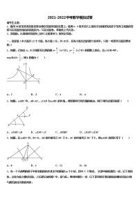 2021-2022学年广东省揭阳市榕城区空港经济区重点达标名校中考数学全真模拟试卷含解析