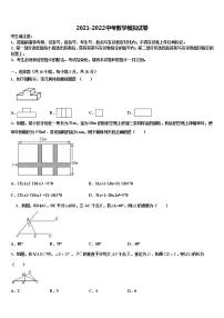 2021-2022学年安徽省合肥市包河区第48中学中考猜题数学试卷含解析