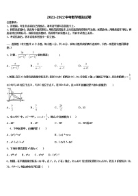 “合肥十校”联考2021-2022学年初中数学毕业考试模拟冲刺卷含解析