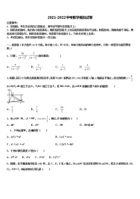 “合肥十校”联考2021-2022学年初中数学毕业考试模拟冲刺卷含解析
