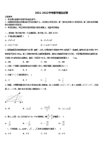 2021-2022学年安徽省亳州市高炉校中考数学猜题卷含解析