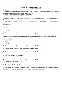 【浙教版】浙江省宁波市重点中学2021-2022学年中考数学最后一模试卷含解析