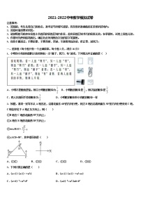 2021-2022学年北京教育学院附属中学初中数学毕业考试模拟冲刺卷含解析