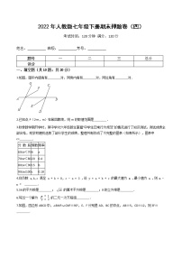 2022年人教版七年级数学下册期末押题卷（四）（原卷+解析）